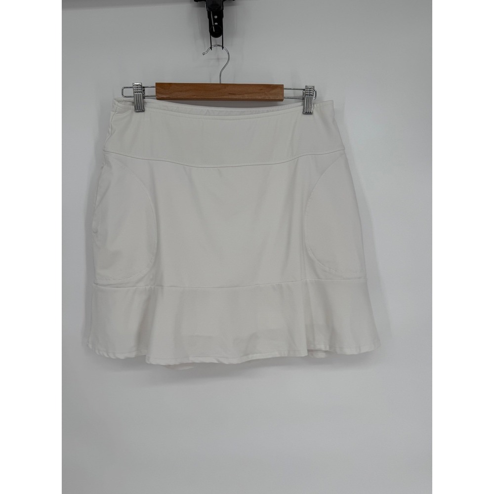 Zero Restriction Womens Sz L Golf Skort White Athletic